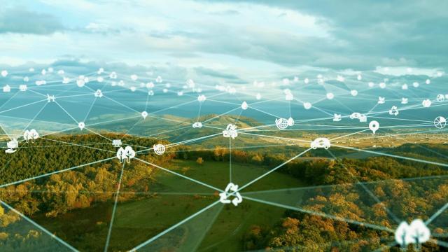Concepto de tecnología ambiental.
