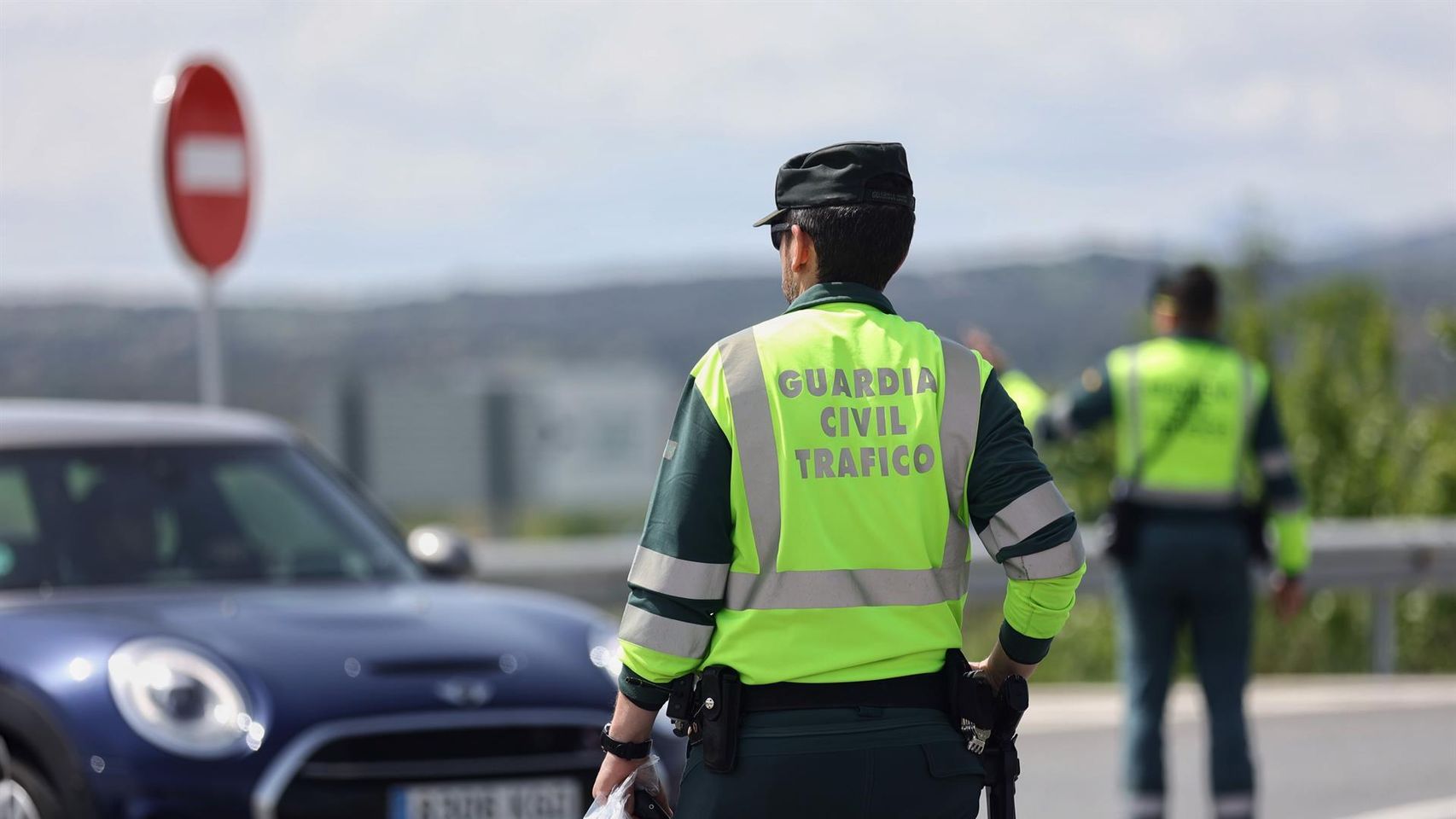 Imagen de un control de la Guardia Civil.