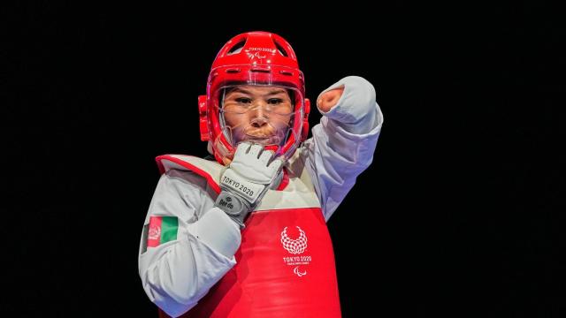 Zakia Khudadadi, en los Juegos Paralímpicos de Tokio 2020