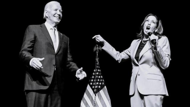 Joe Biden y Kamala Harris, juntos en un mitin en Maryland el pasado jueves