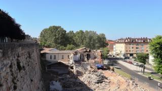 Zamora libera su muralla: el Ayuntamiento despeja con el derribo más grande casi toda la avenida de la Feria