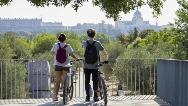 Vistas a Madrid desde la Huerta de la Partida.