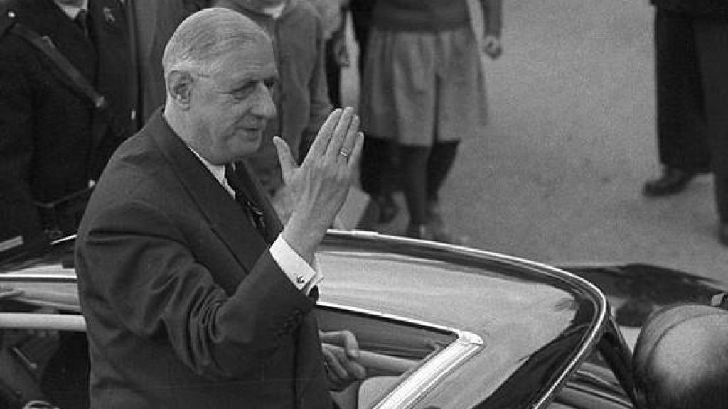 El general De Gaulle, expresidente de la República Francesa.