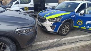 Imagen del vehículo interceptado.