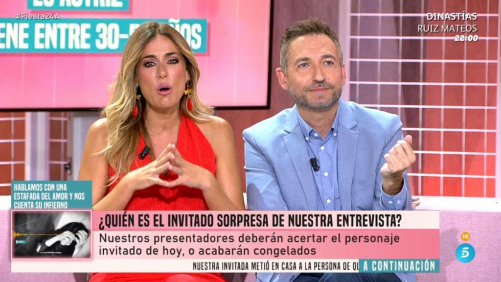 Verónica Dulanto y Frank Blanco en 'Fiesta'.