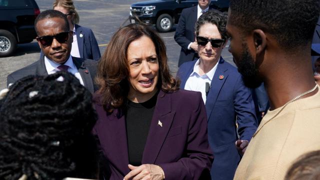 La candidata presidencial demócrata y vicepresidenta de Estados Unidos, Kamala Harris.