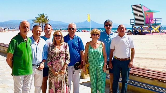 Los miembors de la Asociación de Vecinos de San Juan.