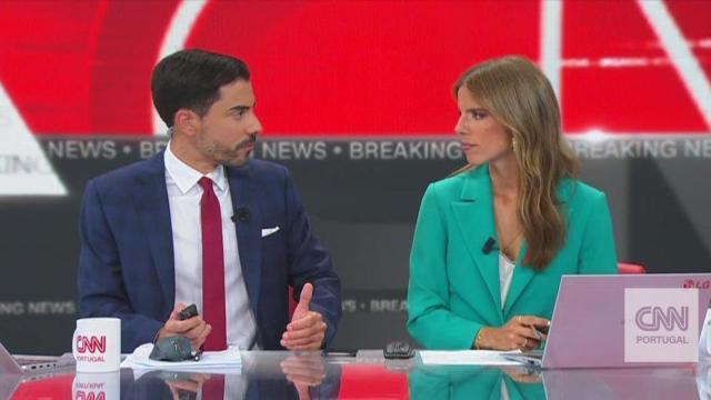 Los presentadores Nuno de Sousa Moreira y Rita Barão Mendes