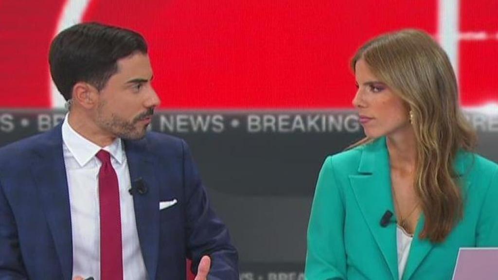 Los presentadores Nuno de Sousa Moreira y Rita Barão Mendes