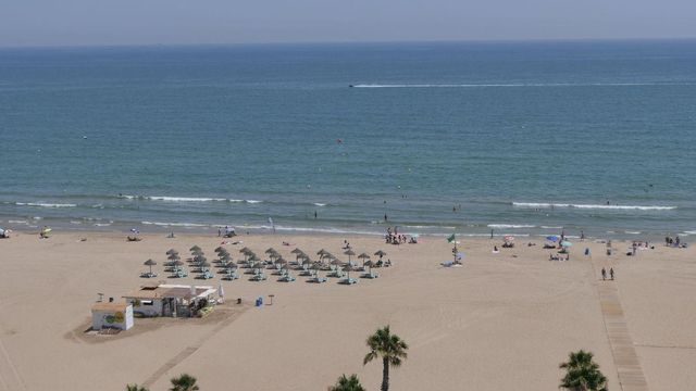 Playa de La Patacona en Valencia. Foto: Ayuntamiento de Alboraya.