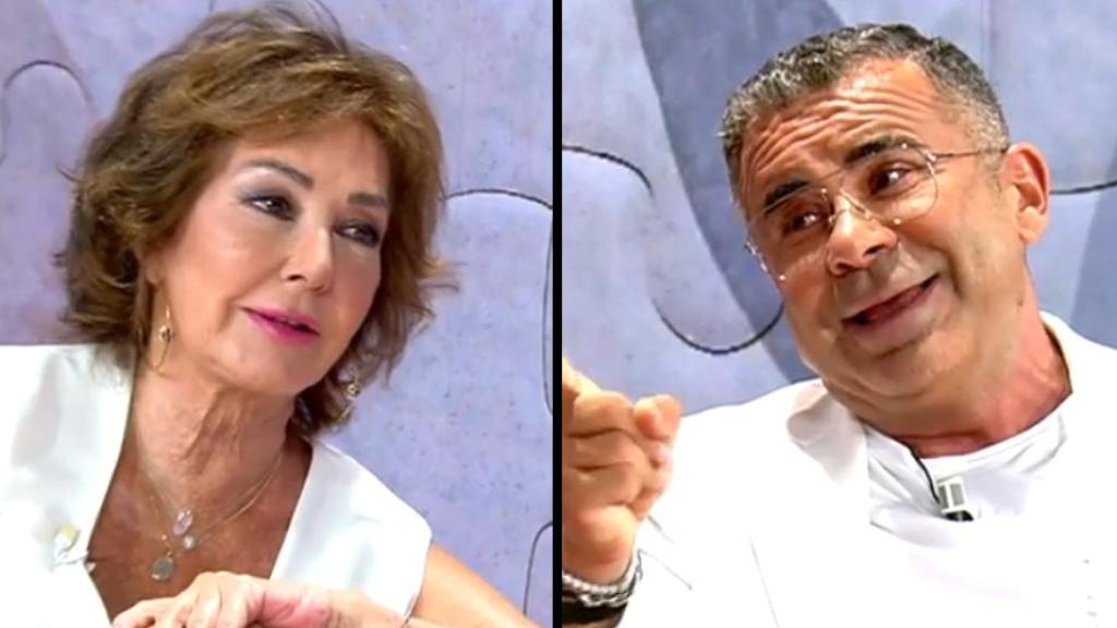 Ana Rosa Quintana y Jorge Javier Vázquez, en 'TardeAR'