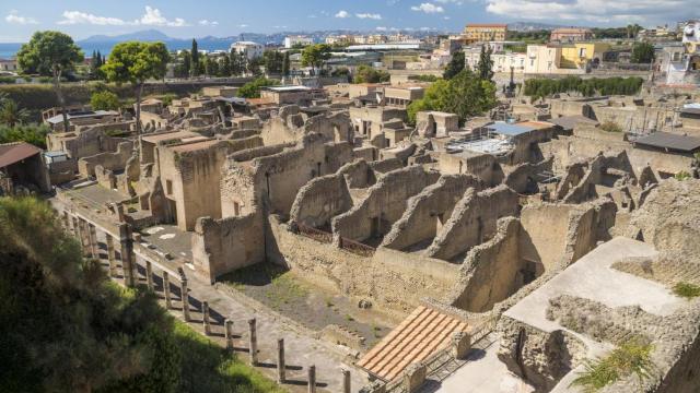 Una antigua ciudad romana.
