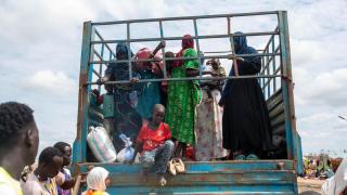 Centro de Tránsito de Renk en la frontera entre los dos Sudán.