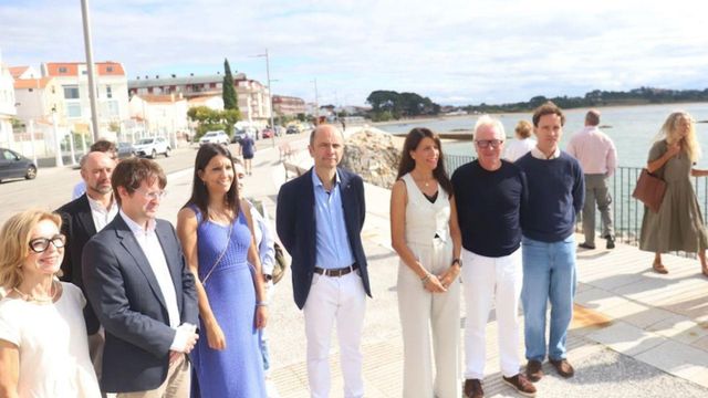 La conselleira de Vivenda e Planificación de Infraestruturas, en Ribeira.