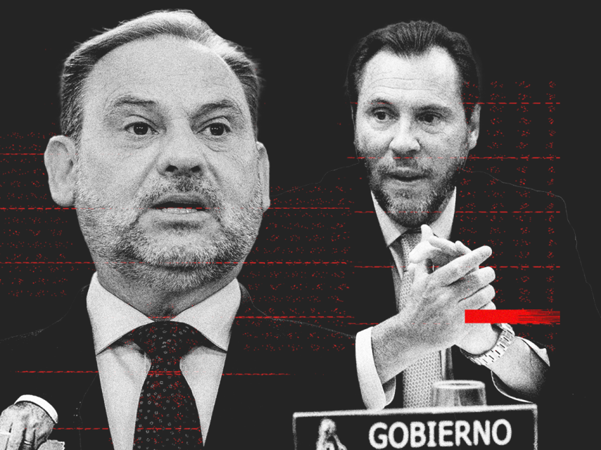 Ábalos y su sucesor en el ministerio, Óscar Puente