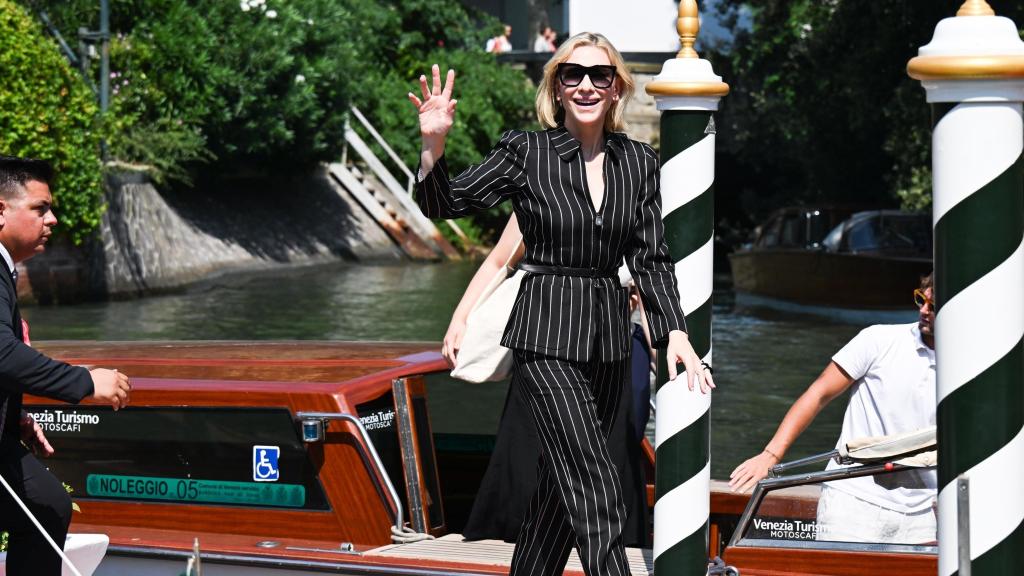 Kate Blanchett en la edición 81º del Festival de Venecia.