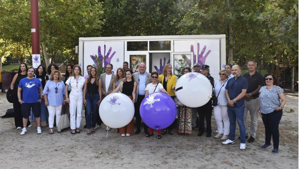 El punto violeta en Las Moreras para las fiestas de Valladolid