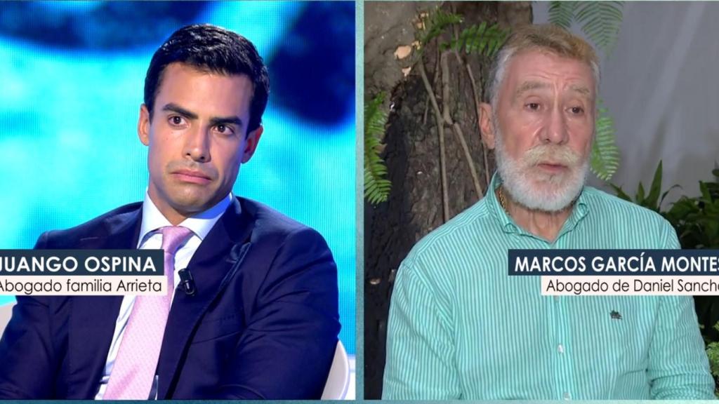 Los abogados Juango Ospina y Marcos García Montes en 'La sentencia de Daniel Sancho'