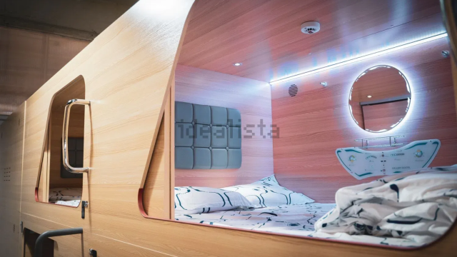 Modelo de cápsula habitacional.