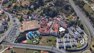 Vista panorámica de Palavea en A Coruña