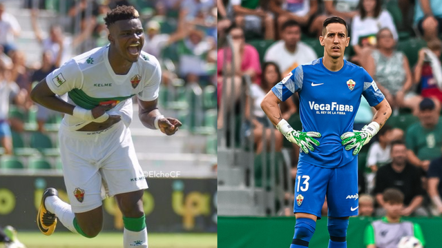 Los jugadores Sory Kaba y Edgar Badía.
