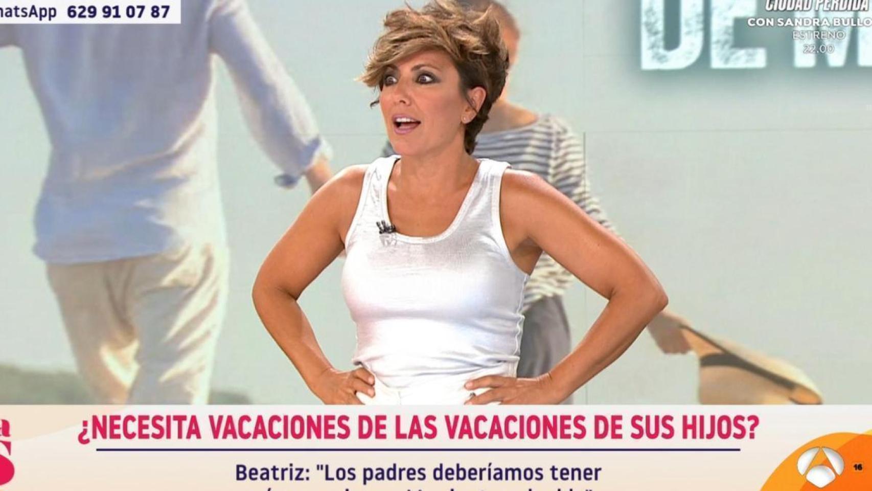 Sonsoles Ónega en 'Y ahora, Sonsoles'.