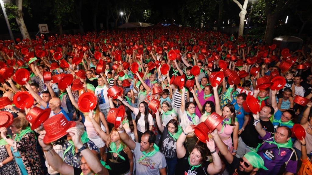 Valladolid batiendo el Récord Guinness por Concha Velasco el pasado año.