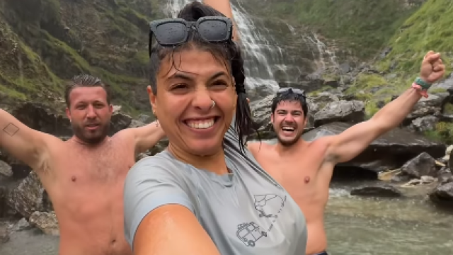 La influencer leonesa Lola Mencía en su escapada a Ordesa y Monte Perdido