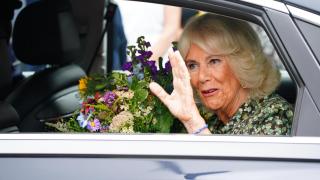 La reina Camila en la mañana de este martes, 3 de septiembre.