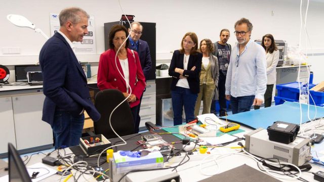 Visita al Instituto Gallego de Física de Altas Energías (IGFAE), en Santiago.