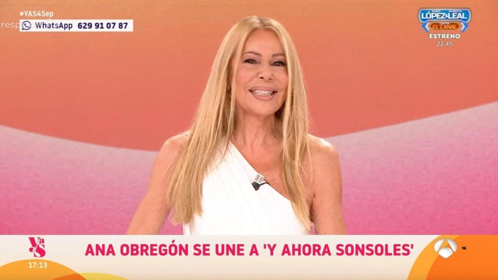 Ana Obregón en 'Y ahora, Sonsoles'