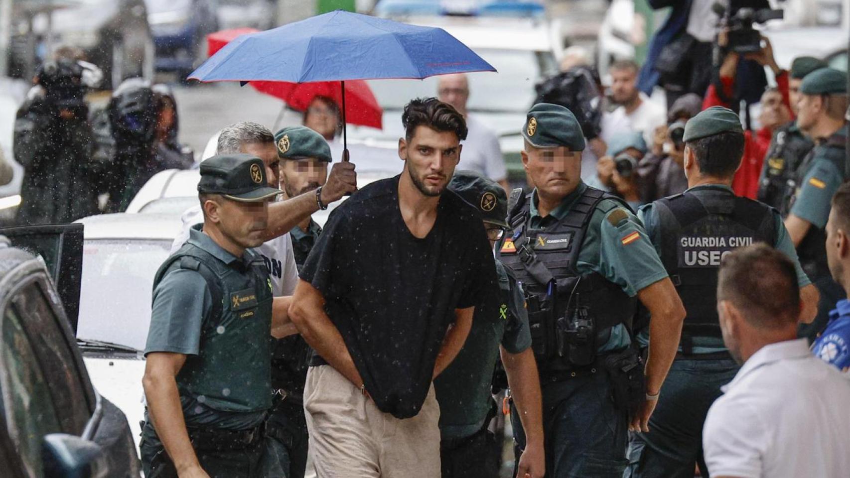 Rafa Mir, antes de declarar ante el juez