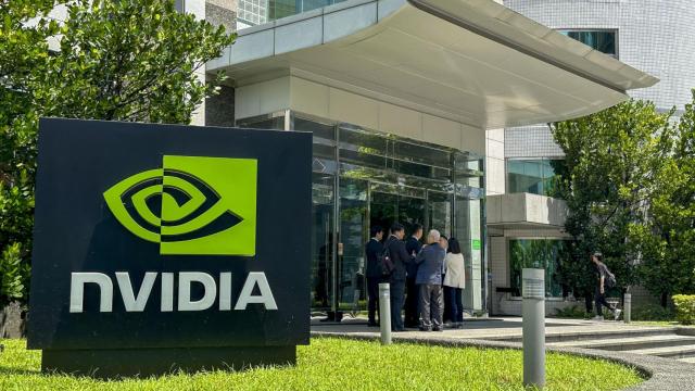 Edificio de la compañía estadounidense Nvidia, en Taipéi (Taiwán).