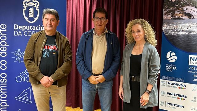 Presentación de la prueba de Travesía Costa en O Ézaro.