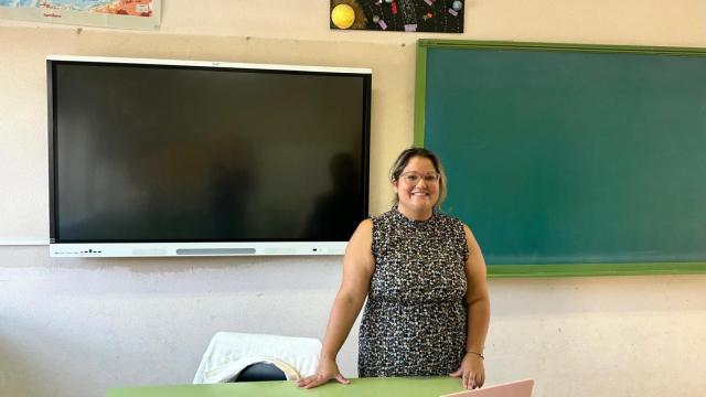 María Bote, la profesora que este año ha logrado una plaza fija
