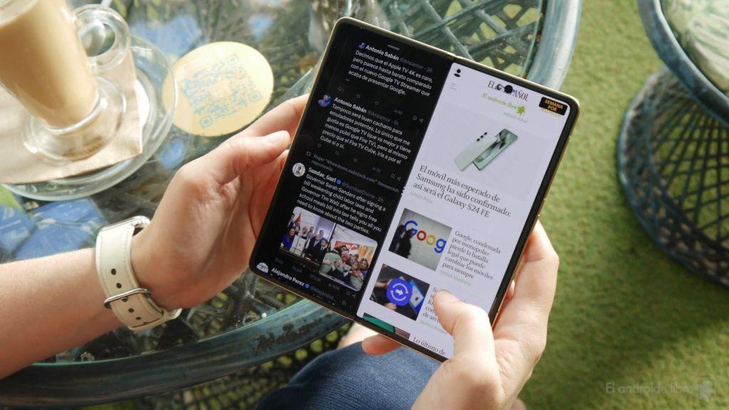 Usando dos apps a la vez