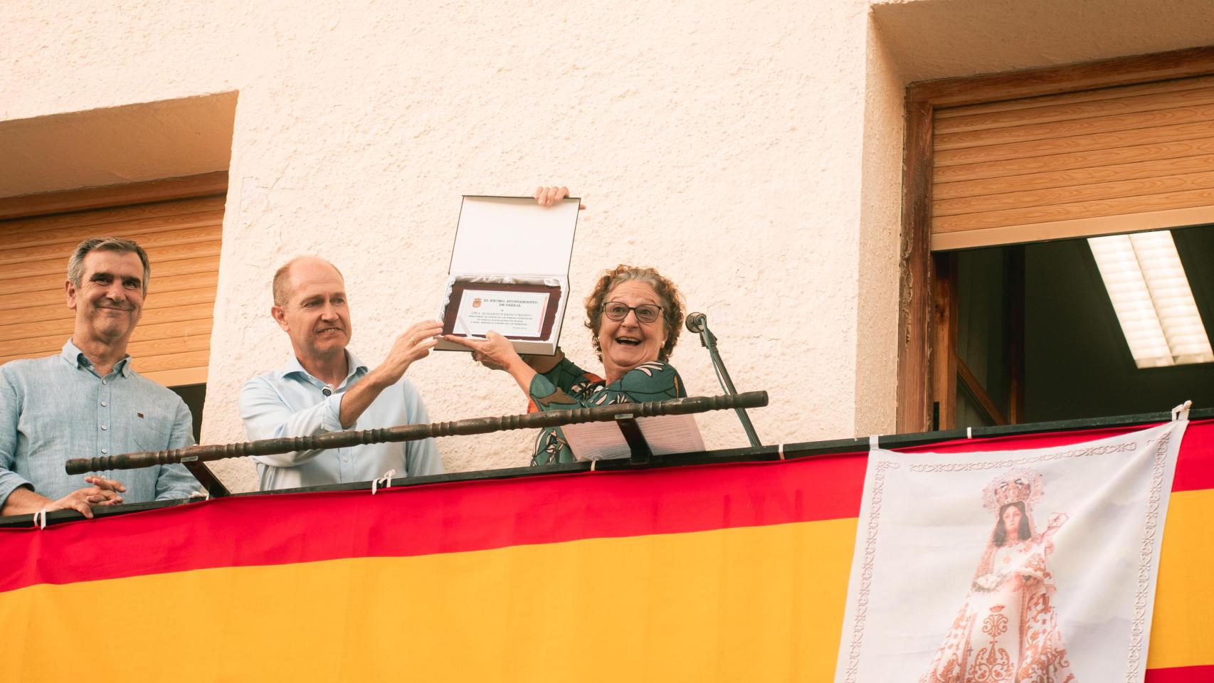 La actriz de 'Cuéntame cómo pasó' Rosario Pardo pregona las fiestas de Pareja