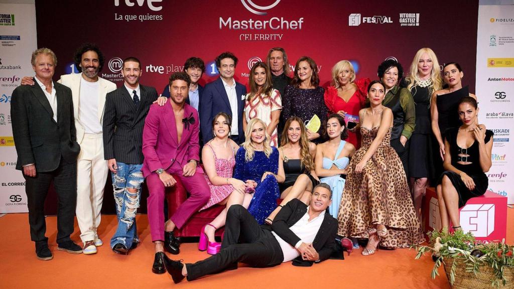 Presentación de la novena temporada de 'MasterChef Celebrity' en el FesTVal de Vitoria 2024.