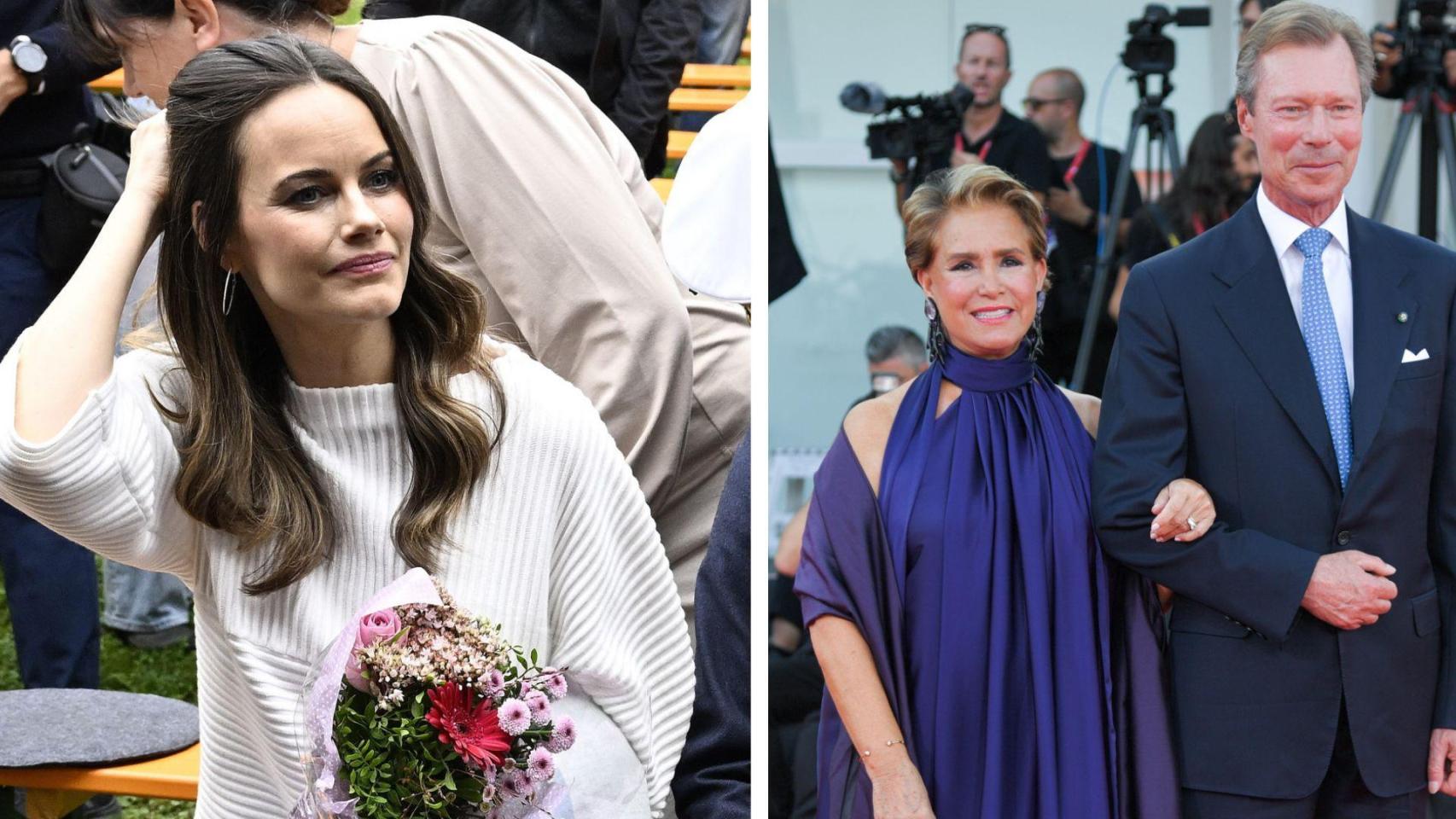 Sofía de Suecia y Mª Teresa de Luxemburgo, en un montaje de Magas.