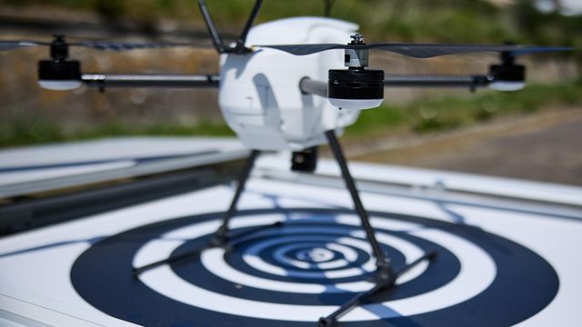 Dron en una imagen de archivo