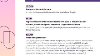 Zaragoza se suma a los actos por el Día Mundial para la Prevención del Suicidio con una jornada de concienciación en CaixaForum