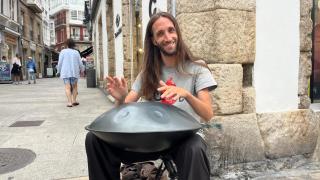 Yeiko, artista callejero de A Coruña