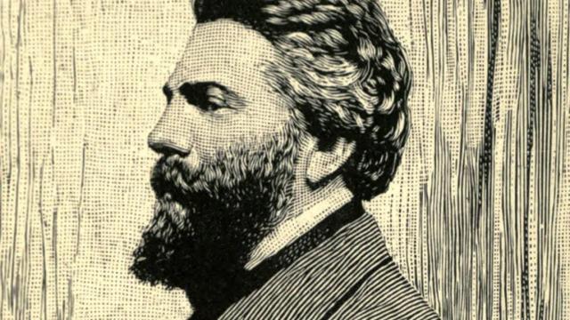 Herman Melville en un grabado de F. L. Grant, en el libro 'Herman Melville, Mariner and Mystic', de Raymond M. Weaver, 1921.
