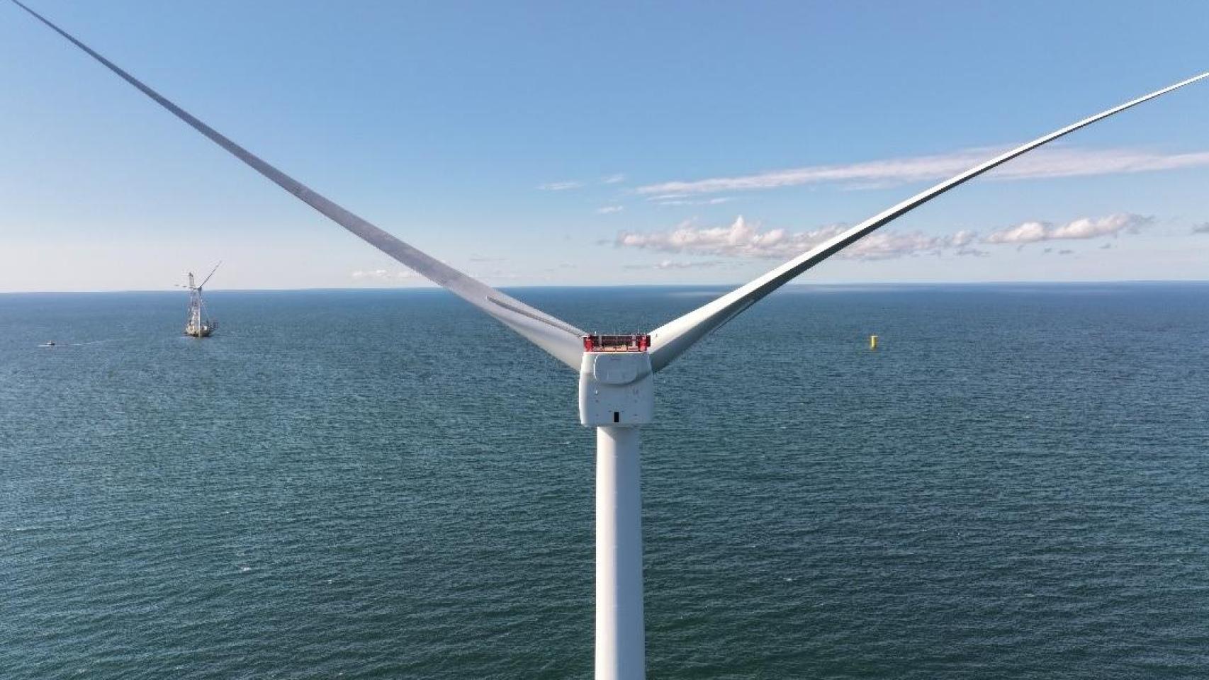 Parque eólico marino de Iberdrola.