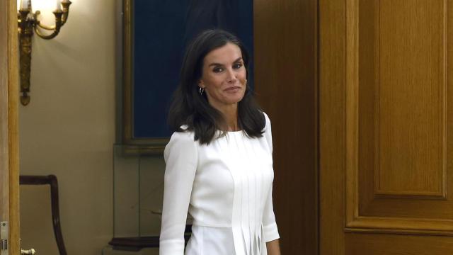 La reina Letizia en el Palacio de la Zarzuela