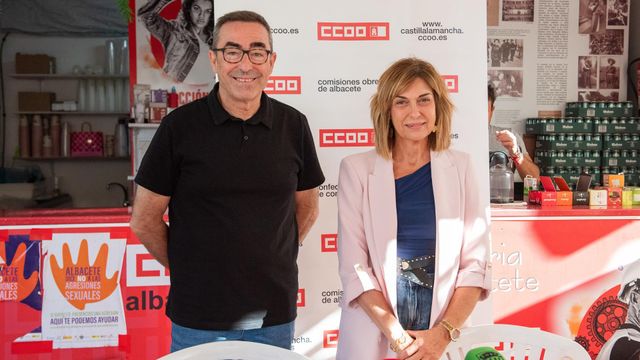 Paco de la Rosa y Carmen Juste. Foto: Europa Press.