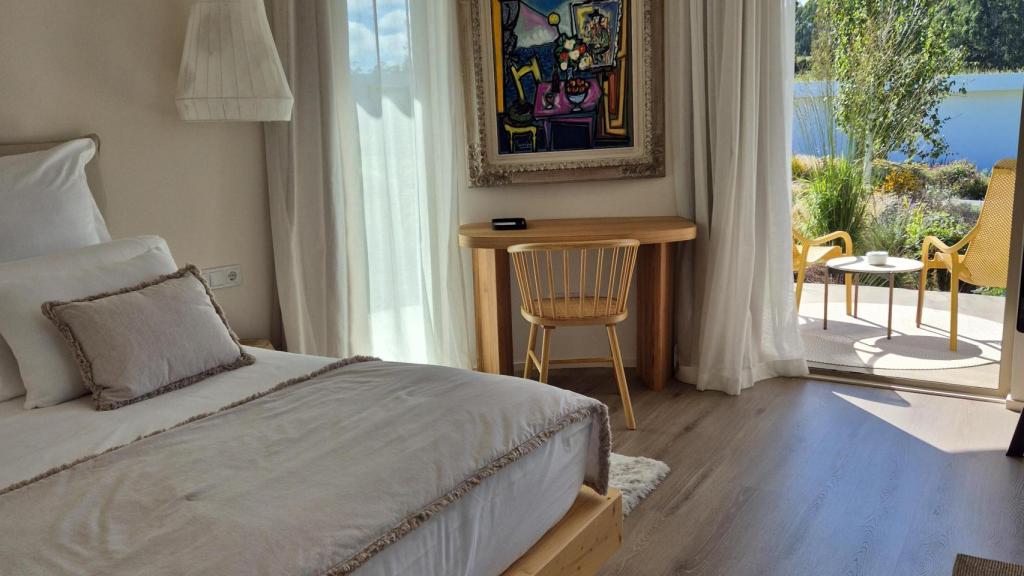 Interior de una de las villas.