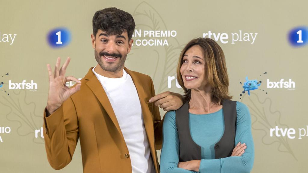 Germán González y Lydia Bosch, en el FesTVal de Vitoria.