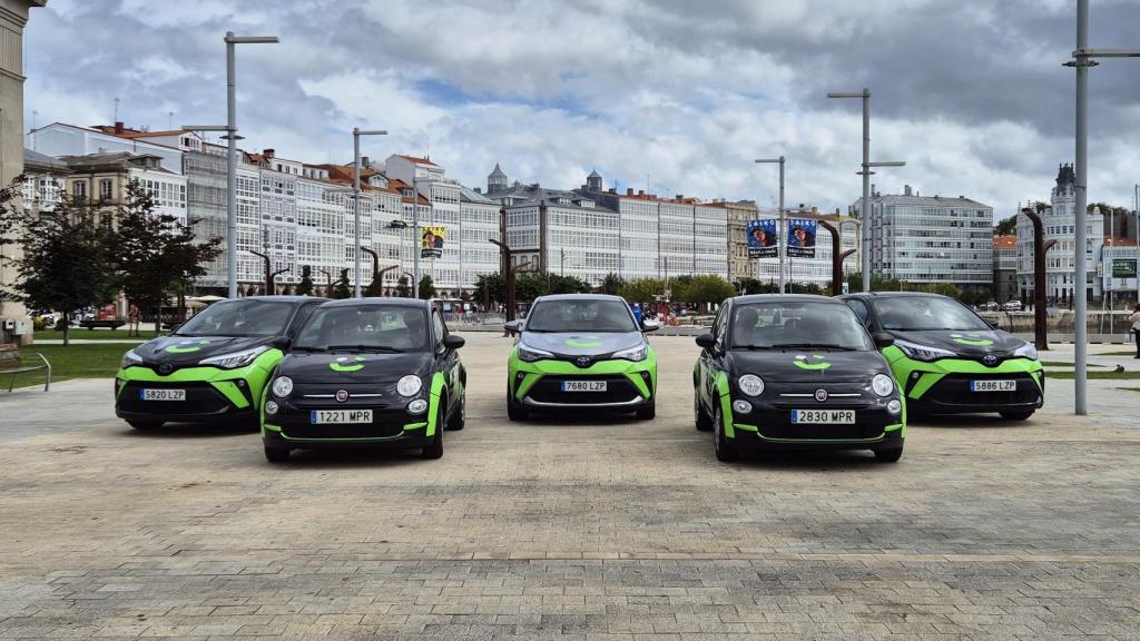 Vehículos de Mobify en A Coruña.