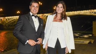 Fran Rivera y Lourdes Montes en un evento celebrado en Sevilla este 13 de septiembre.